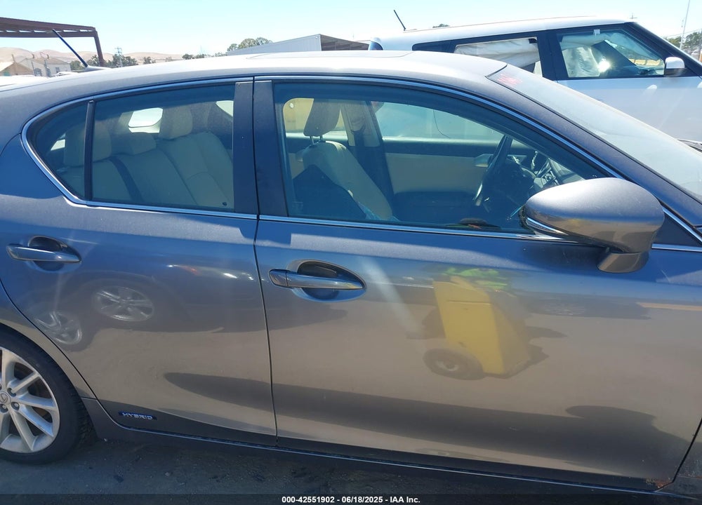 2013 LEXUS CT 200H VIN: JTHKD5BH4D2163756