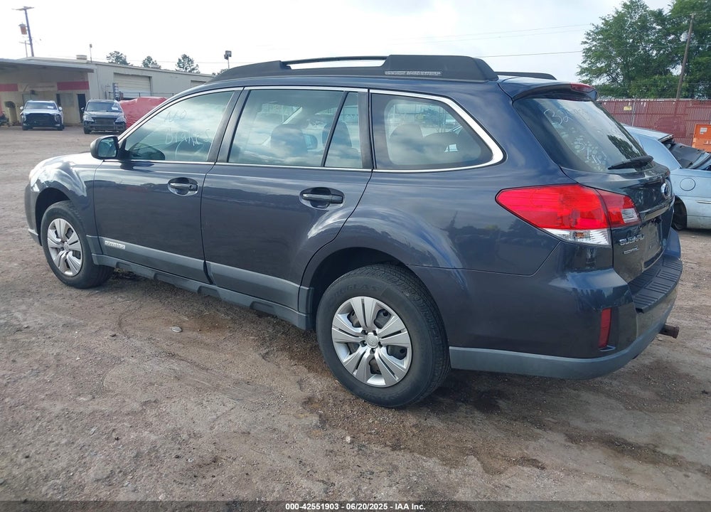 2011 SUBARU OUTBACK 2.5I VIN: 4S4BRBAC4B3324939