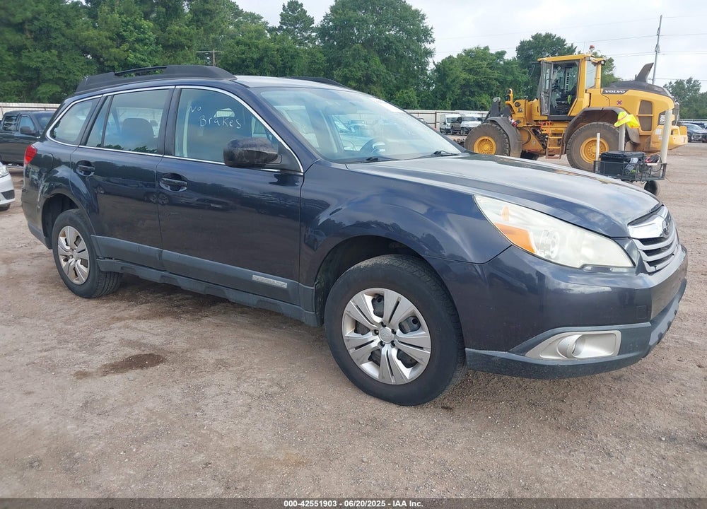 2011 SUBARU OUTBACK 2.5I VIN: 4S4BRBAC4B3324939