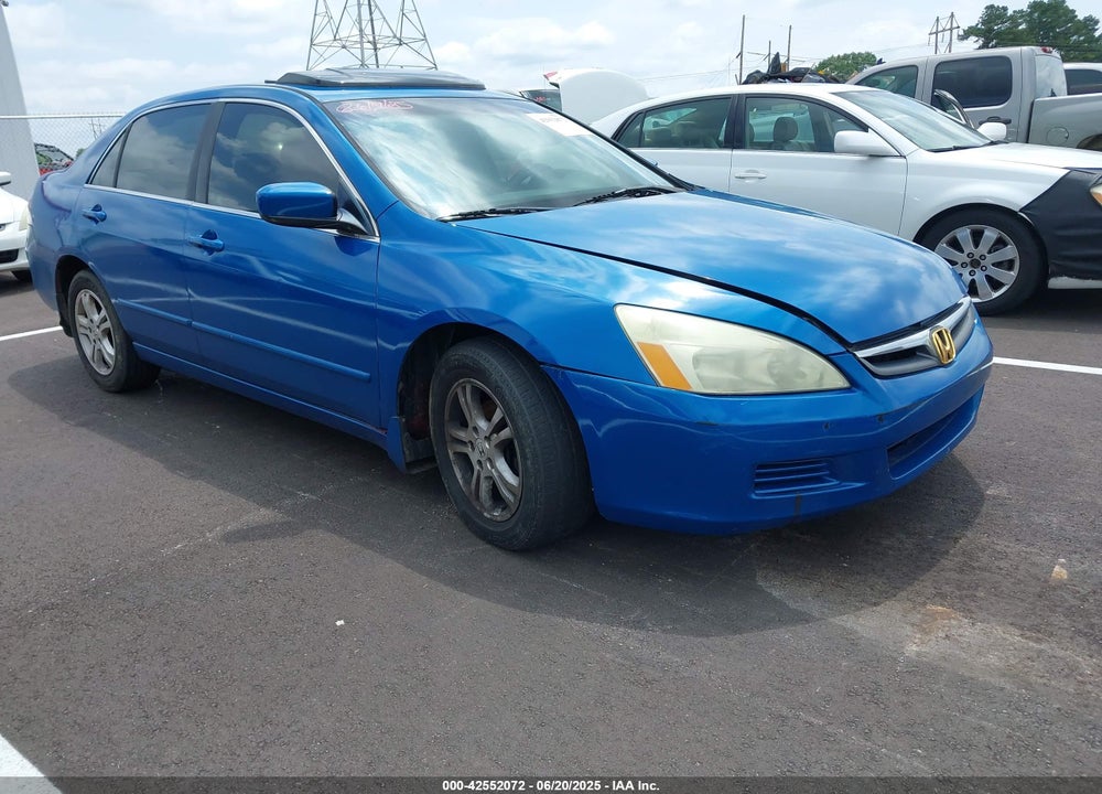 2007 HONDA ACCORD 2.4 EX VIN: 1HGCM56867A184992