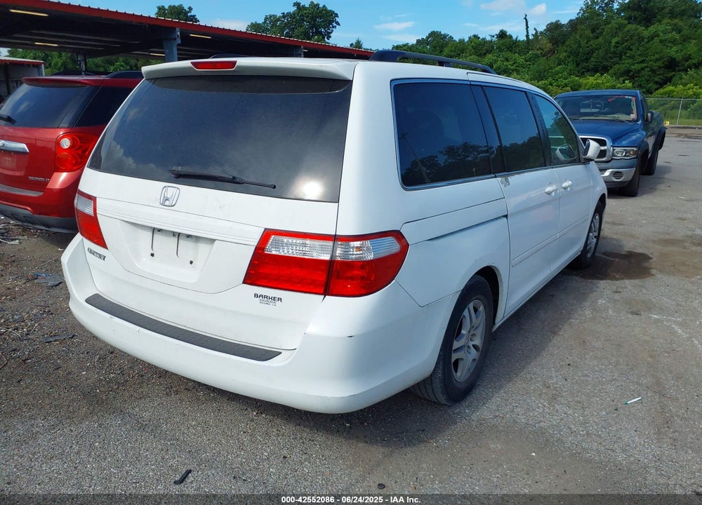2006 HONDA ODYSSEY EX-L VIN: 5FNRL38776B420222