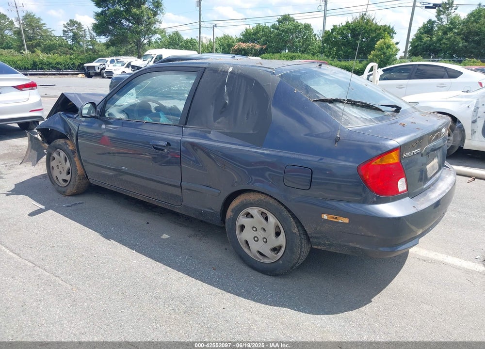 2005 HYUNDAI ACCENT GLS/GT VIN: KMHCG35C35U366124