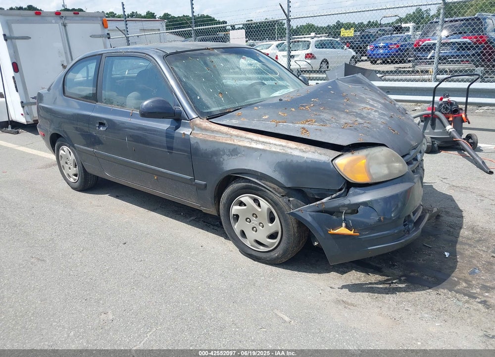 2005 HYUNDAI ACCENT GLS/GT VIN: KMHCG35C35U366124