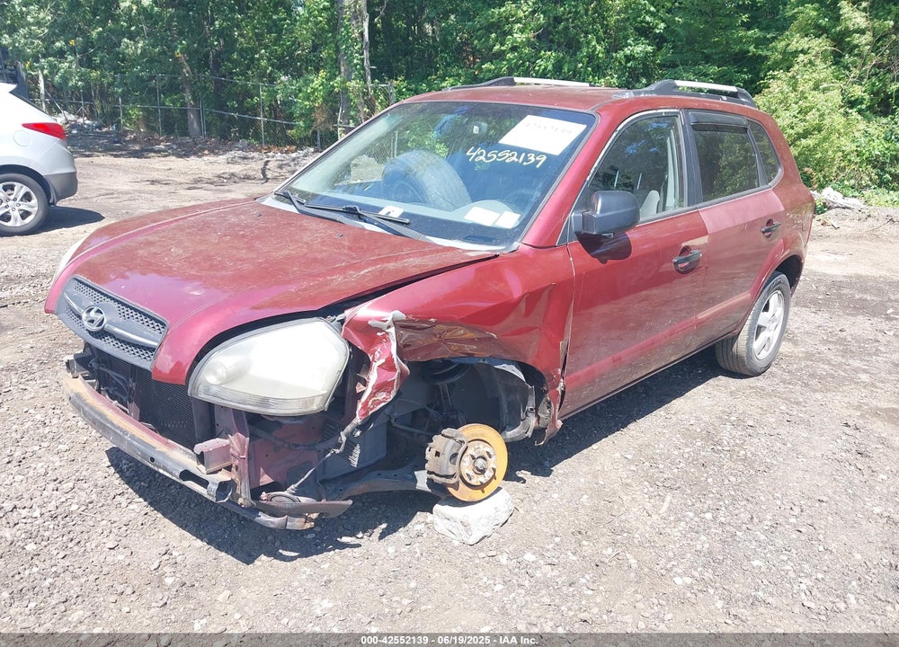 2007 HYUNDAI TUCSON VIN: KM8JM12B77U633414