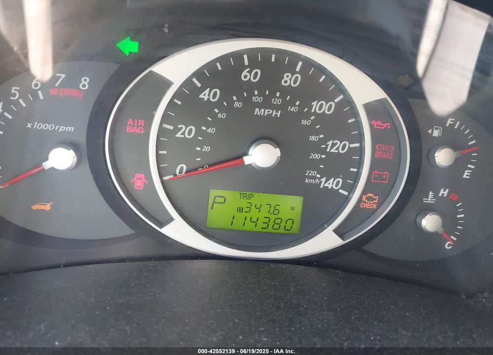 2007 HYUNDAI TUCSON VIN: KM8JM12B77U633414