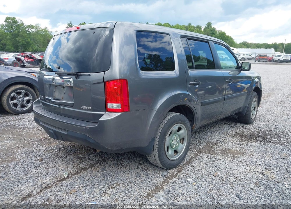 2012 HONDA PILOT VIN: 5FNYF4H24CB001642
