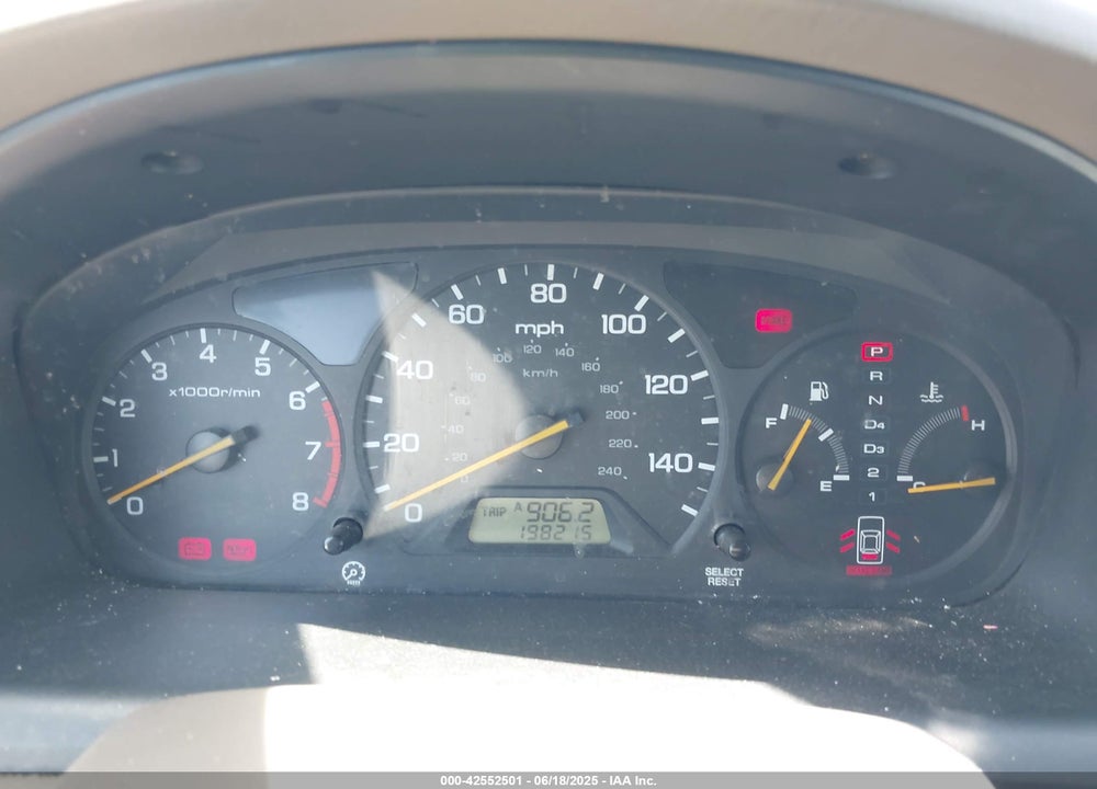 1999 HONDA ACCORD EX V6 VIN: 1HGCG165XXA055076