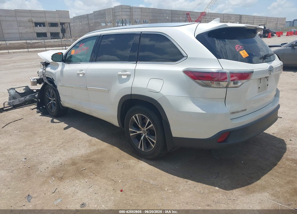 2016 TOYOTA HIGHLANDER VIN: 5TDKKRFH9GS129284