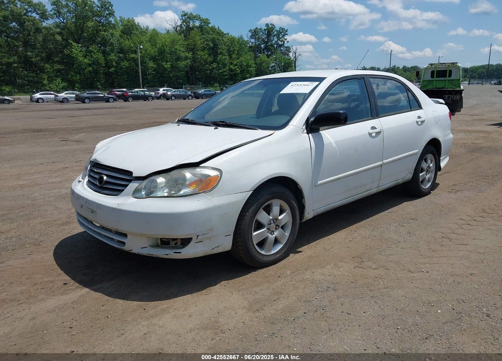 2003 TOYOTA COROLLA S VIN: 1NXBR32E23Z076840