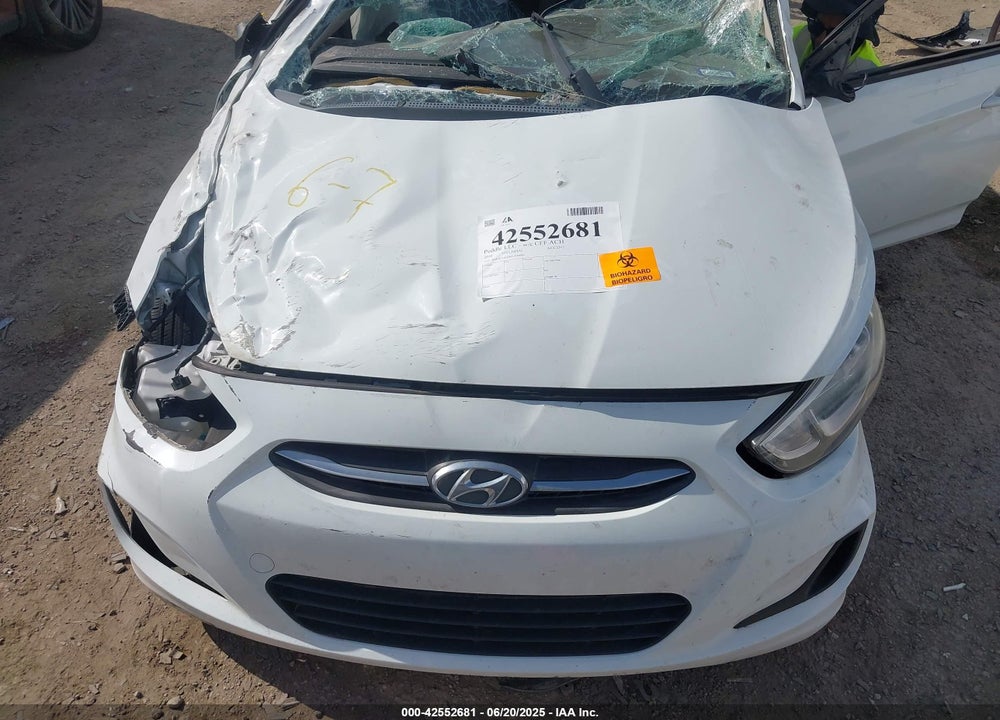 2016 HYUNDAI ACCENT SE VIN: KMHCT4AE8GU976080