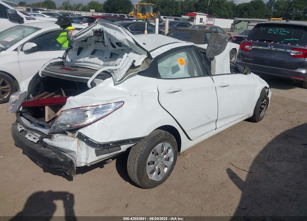 2016 HYUNDAI ACCENT SE VIN: KMHCT4AE8GU976080