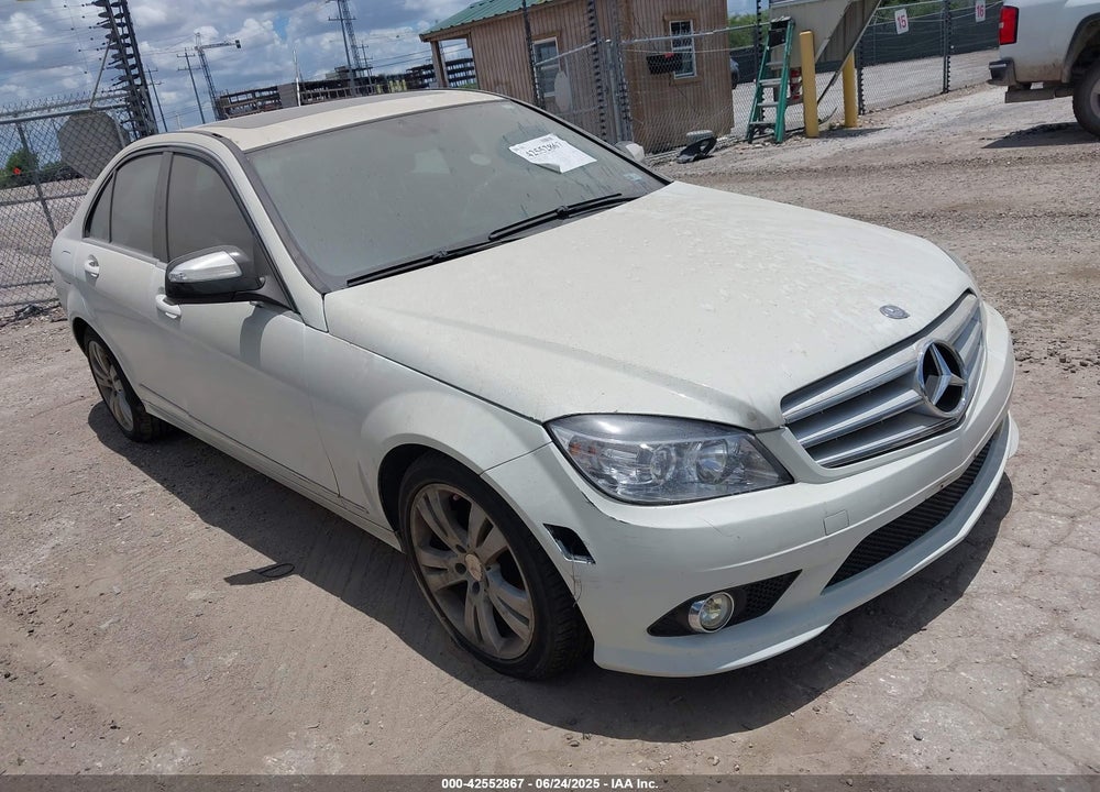 2009 MERCEDES-BENZ C CLASS VIN: WDDGF81X89F265255