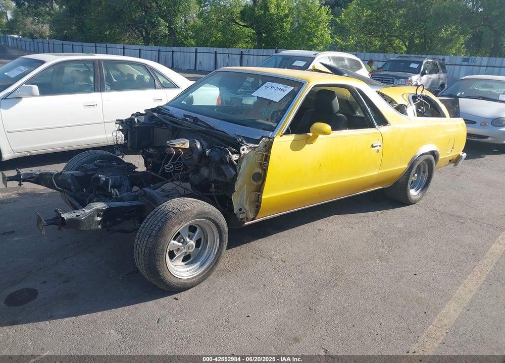1981 CHEVROLET EL CAMINO VIN: 1GCCW80A0BZ409147
