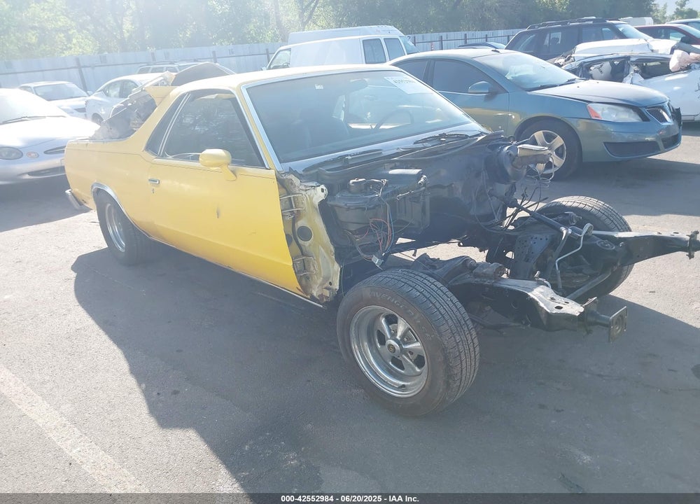 1981 CHEVROLET EL CAMINO VIN: 1GCCW80A0BZ409147