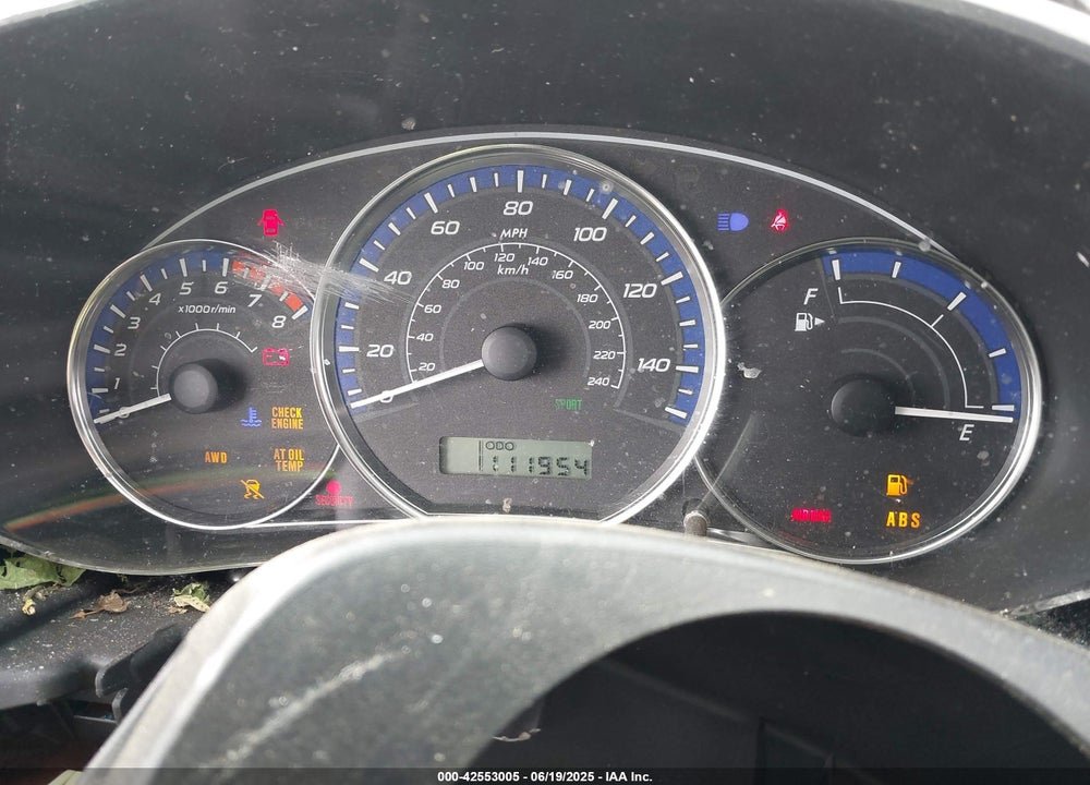 2010 SUBARU FORESTER VIN: JF2SH6AC4AH726509