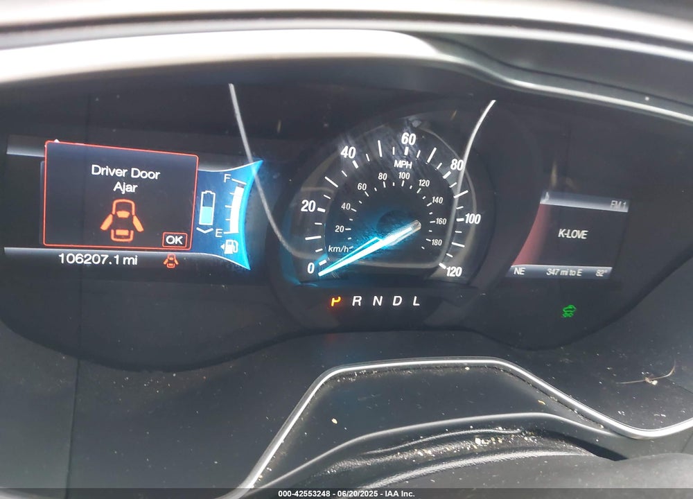 2016 FORD FUSION HYBRID SE VIN: 3FA6P0LUXGR340437