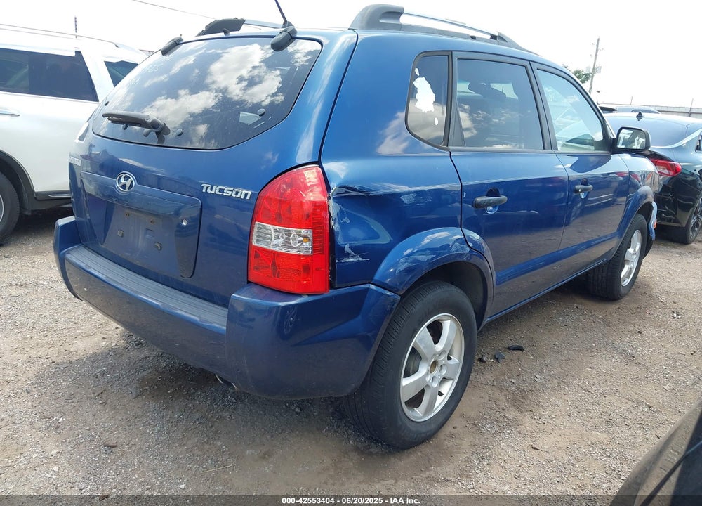 2005 HYUNDAI TUCSON GL VIN: KM8JM12B15U165113
