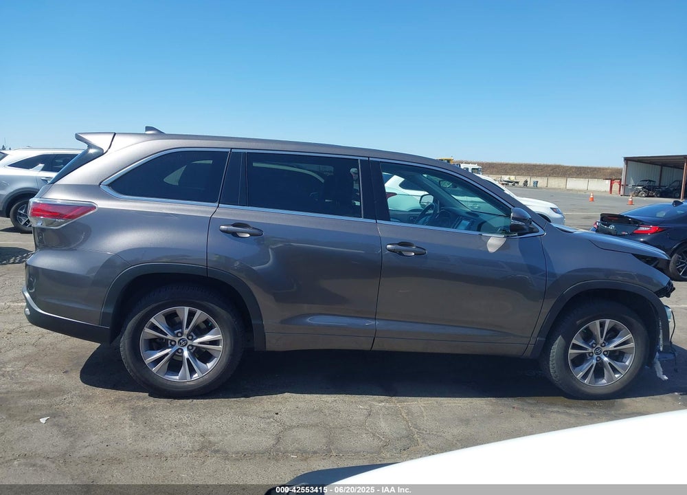 2016 TOYOTA HIGHLANDER VIN: 5TDZKRFH6GS154464