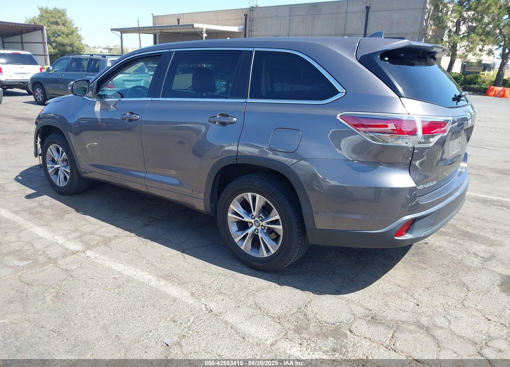 2016 TOYOTA HIGHLANDER VIN: 5TDZKRFH6GS154464