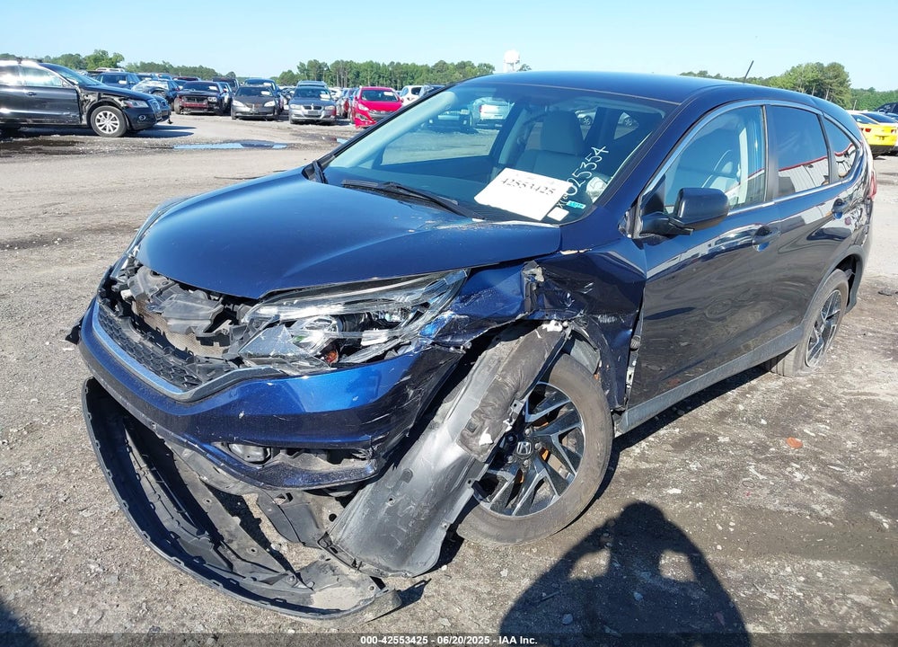 2016 HONDA CR-V VIN: 5J6RM3H45GL025354