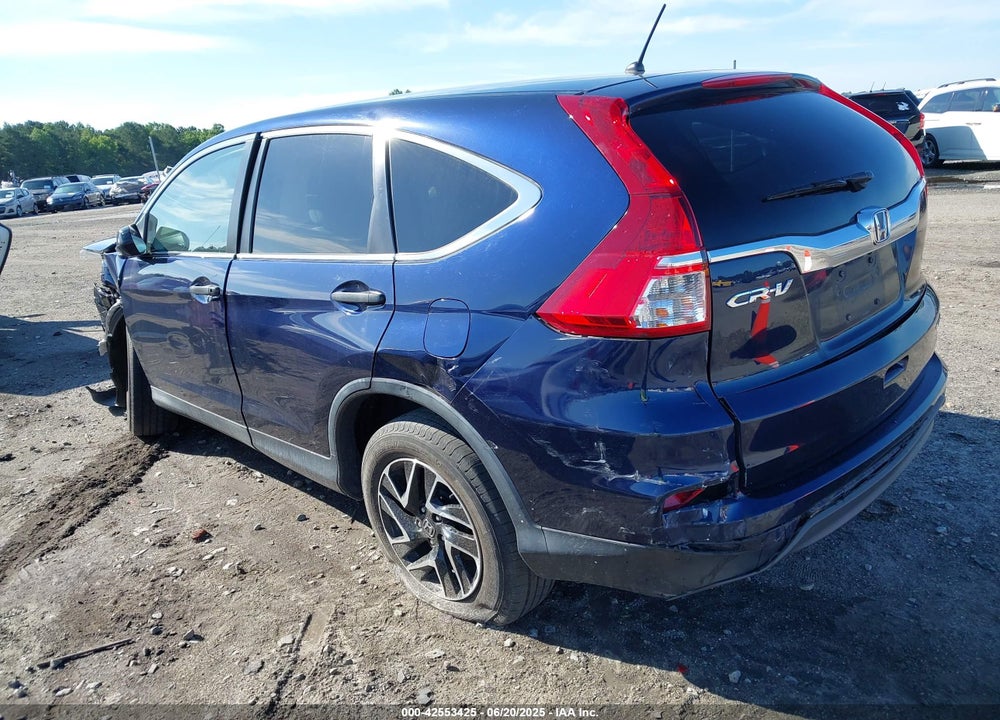 2016 HONDA CR-V VIN: 5J6RM3H45GL025354