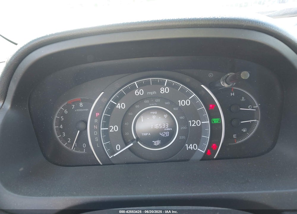 2016 HONDA CR-V VIN: 5J6RM3H45GL025354