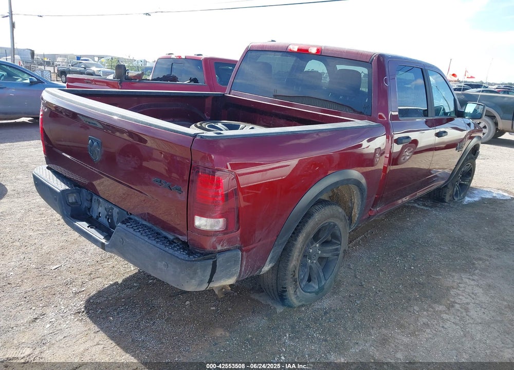 2024 RAM 1500 CLASSIC WARLOCK 4X4 5'7 BOX VIN: 1C6RR7LG3RS143466