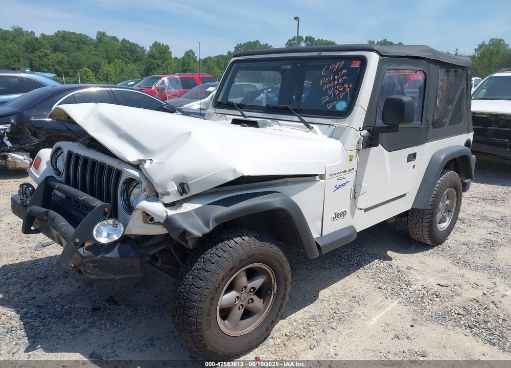 1998 JEEP WRANGLER SPORT VIN: 1J4FY19S2WP721248