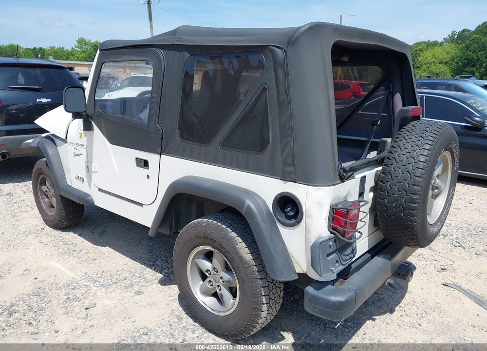1998 JEEP WRANGLER SPORT VIN: 1J4FY19S2WP721248