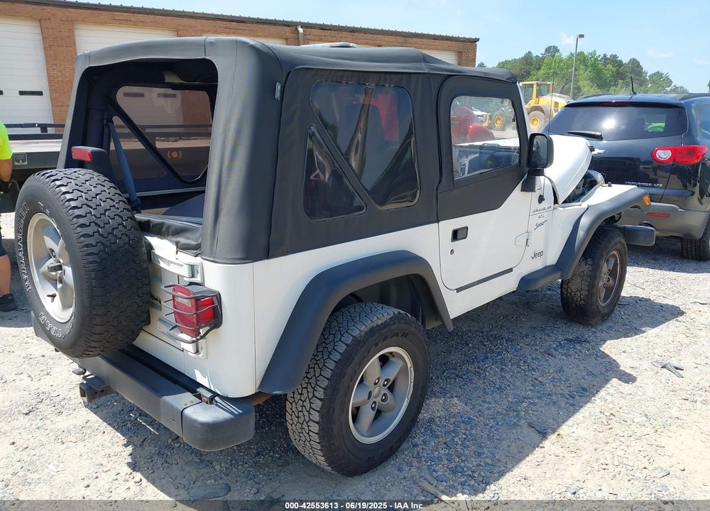 1998 JEEP WRANGLER SPORT VIN: 1J4FY19S2WP721248