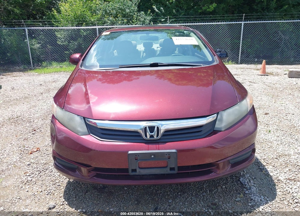 2012 HONDA CIVIC EX VIN: 19XFB2F8XCE089195