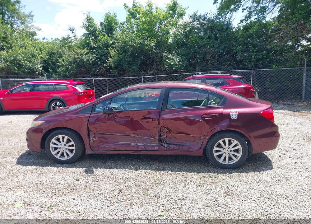 2012 HONDA CIVIC EX VIN: 19XFB2F8XCE089195