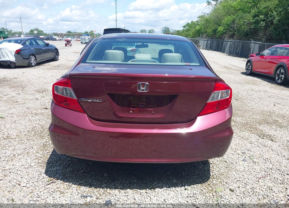 2012 HONDA CIVIC EX VIN: 19XFB2F8XCE089195
