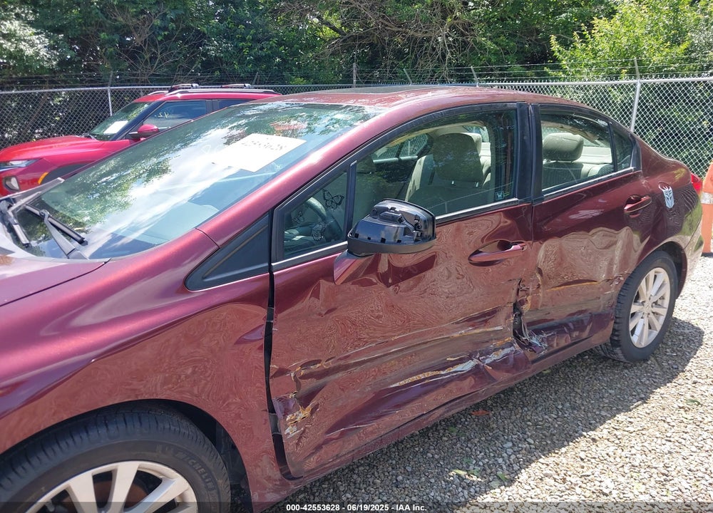 2012 HONDA CIVIC EX VIN: 19XFB2F8XCE089195