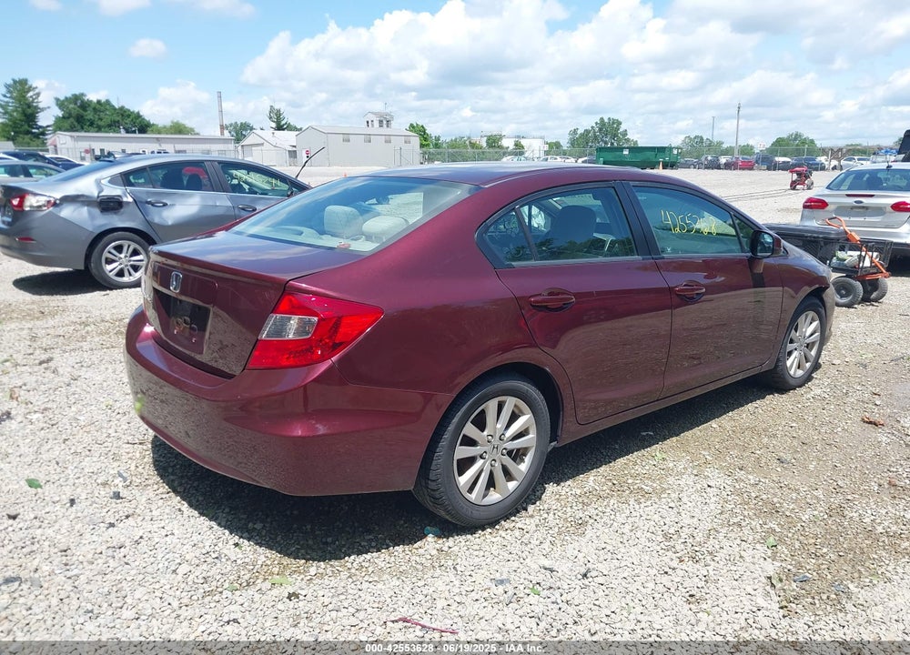 2012 HONDA CIVIC EX VIN: 19XFB2F8XCE089195