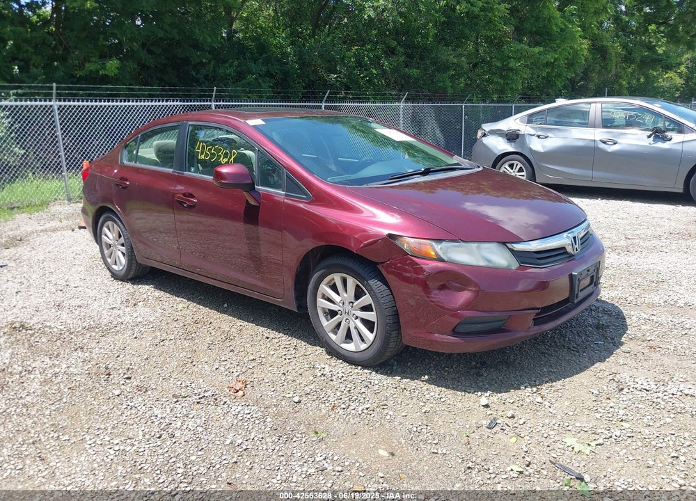 2012 HONDA CIVIC EX VIN: 19XFB2F8XCE089195