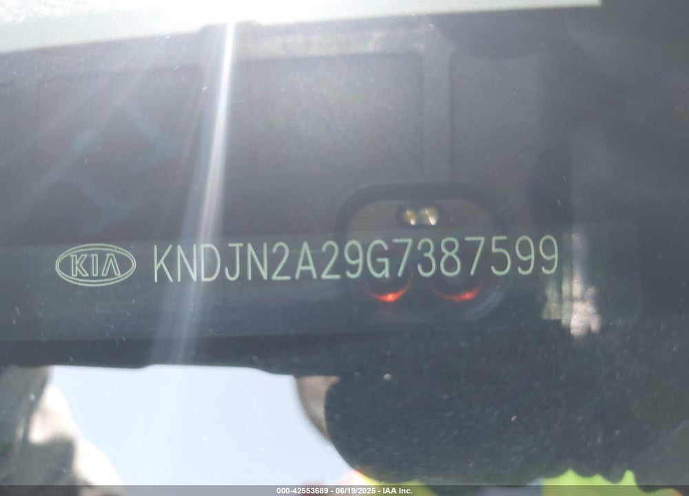 2016 KIA SOUL VIN: KNDJN2A29G7387599
