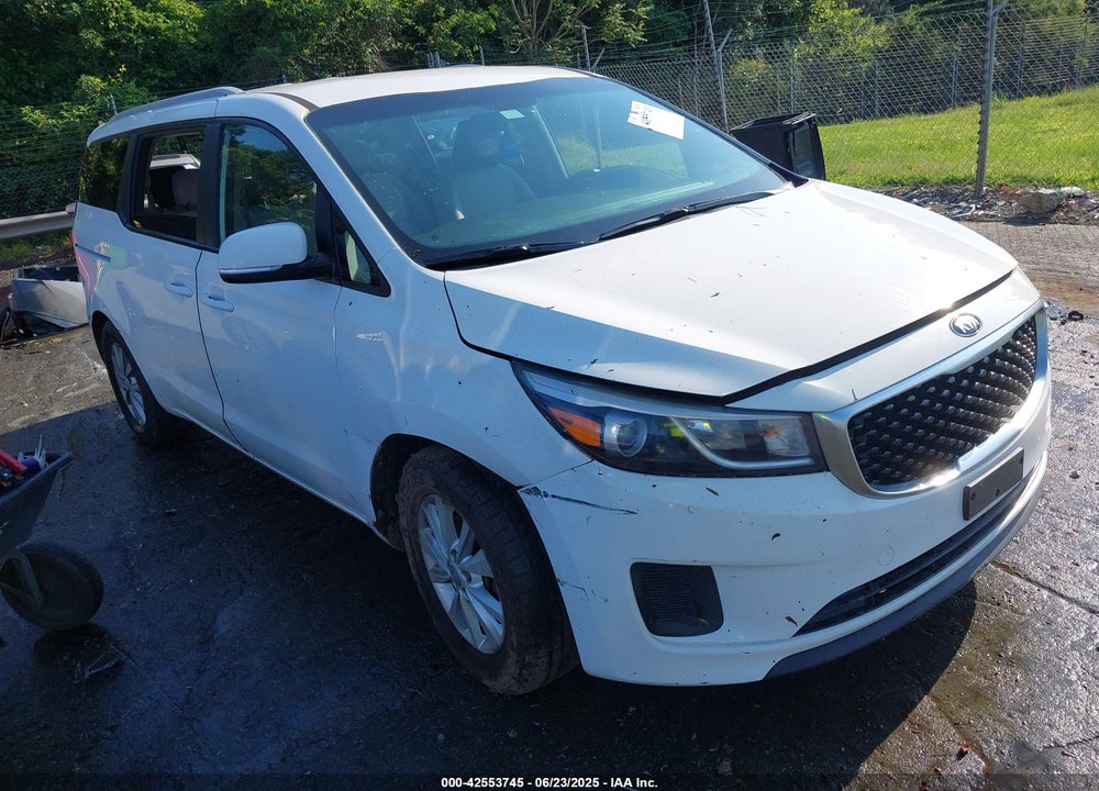 2016 KIA SEDONA LX VIN: KNDMB5C10G6164126
