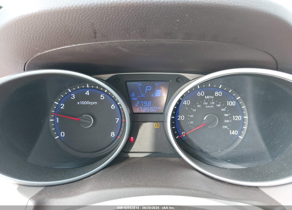 2012 HYUNDAI TUCSON VIN: KM8JU3AC7CU535614