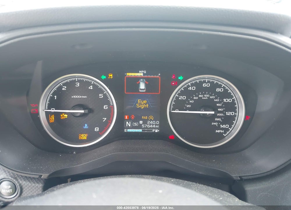 2019 SUBARU FORESTER VIN: JF2SKAUC3KH456948
