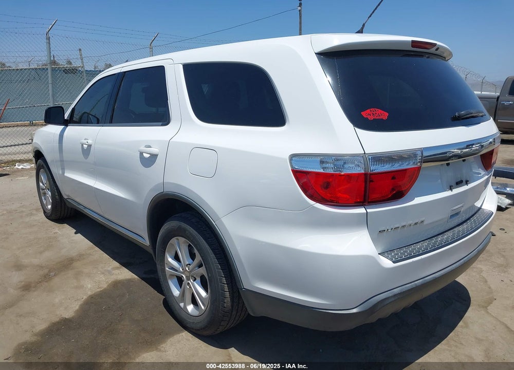 2013 DODGE DURANGO VIN: 1C4RDHAG9DC678353