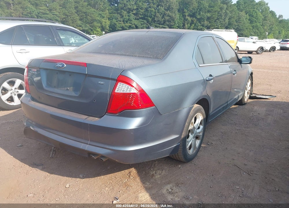 2012 FORD FUSION VIN: 3FAHP0HAXCR226455