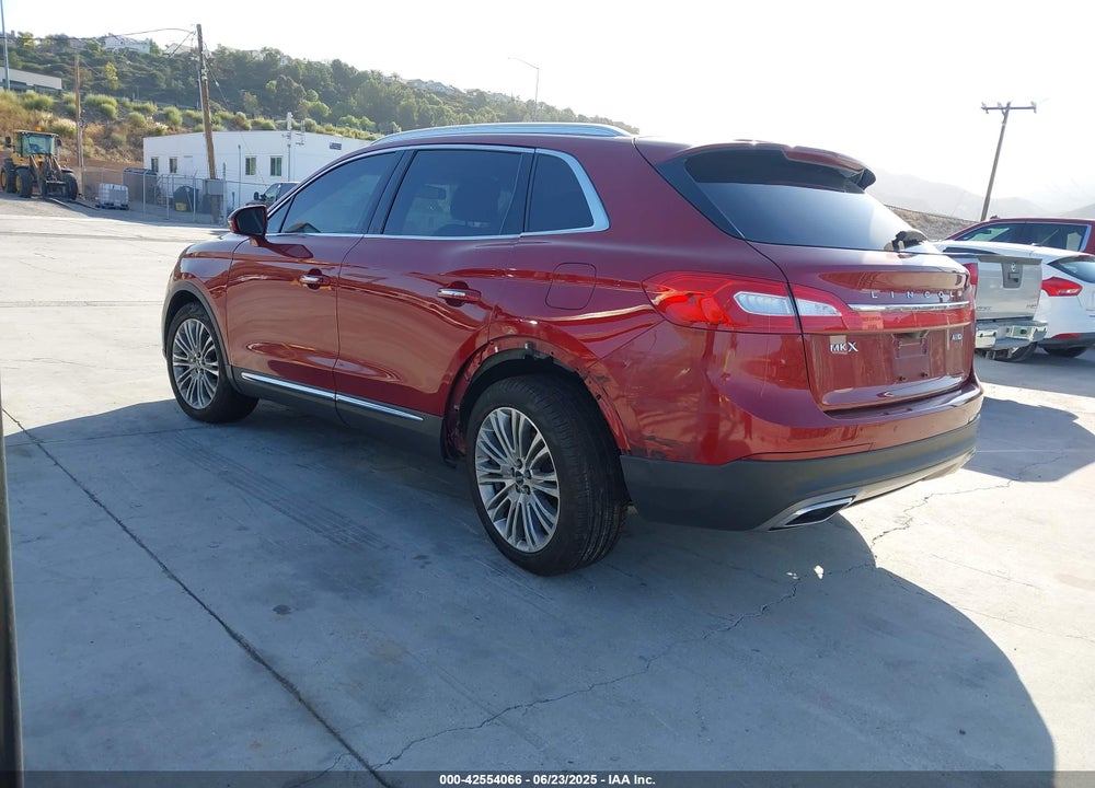2017 LINCOLN MKX VIN: 2LMPJ8LR4HBL24292