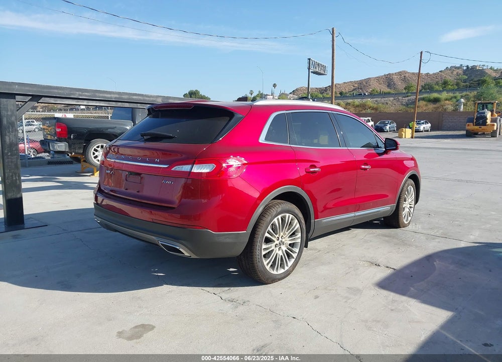 2017 LINCOLN MKX VIN: 2LMPJ8LR4HBL24292
