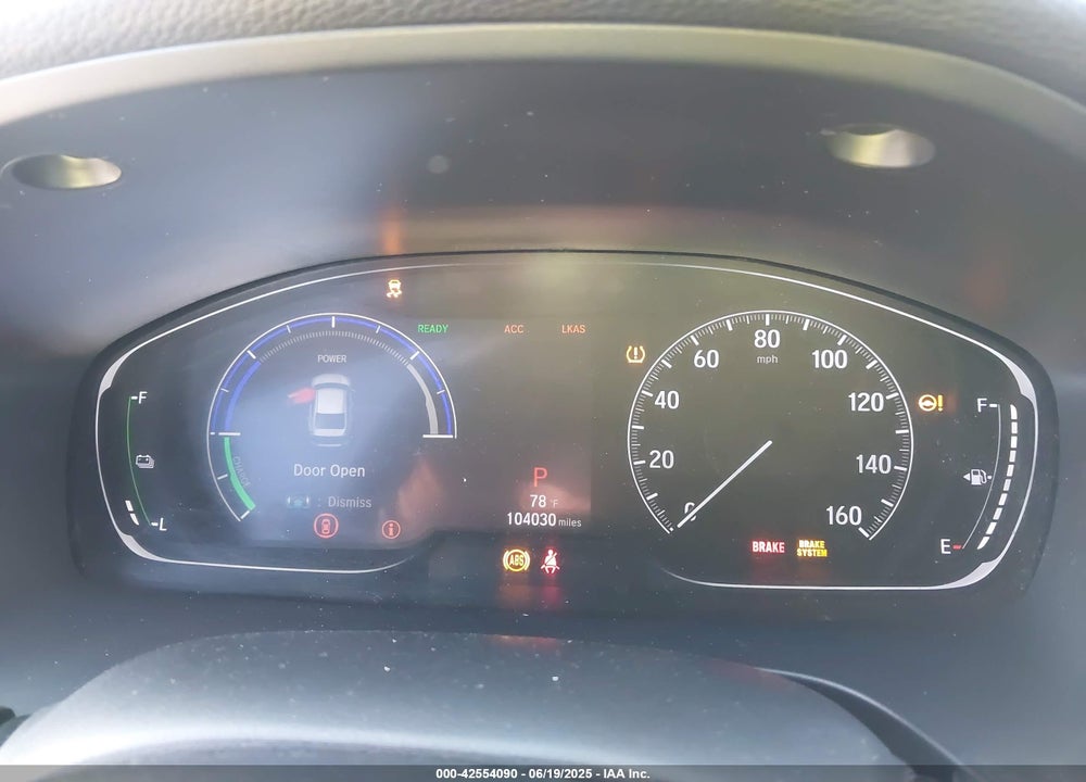 2019 HONDA INSIGHT VIN: 19XZE4F51KE021792
