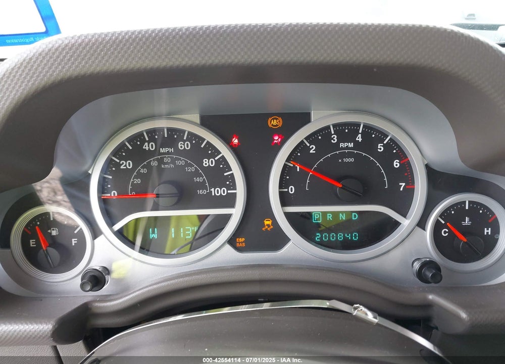 2007 JEEP WRANGLER / VIN: 1J4GA59187L187656