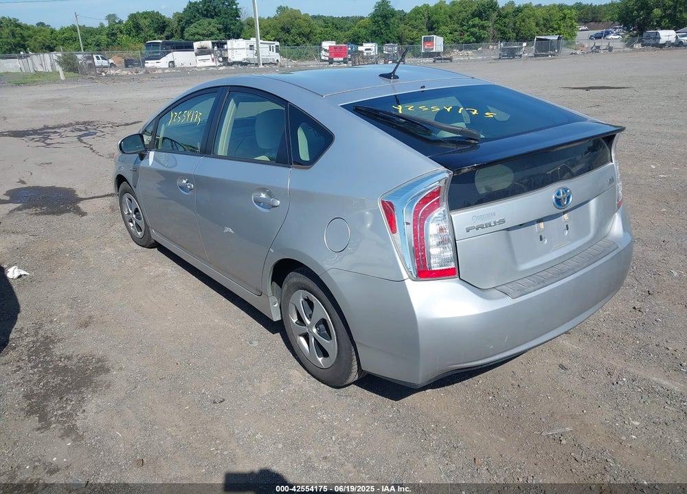 2013 TOYOTA PRIUS VIN: JTDKN3DU6D5606467