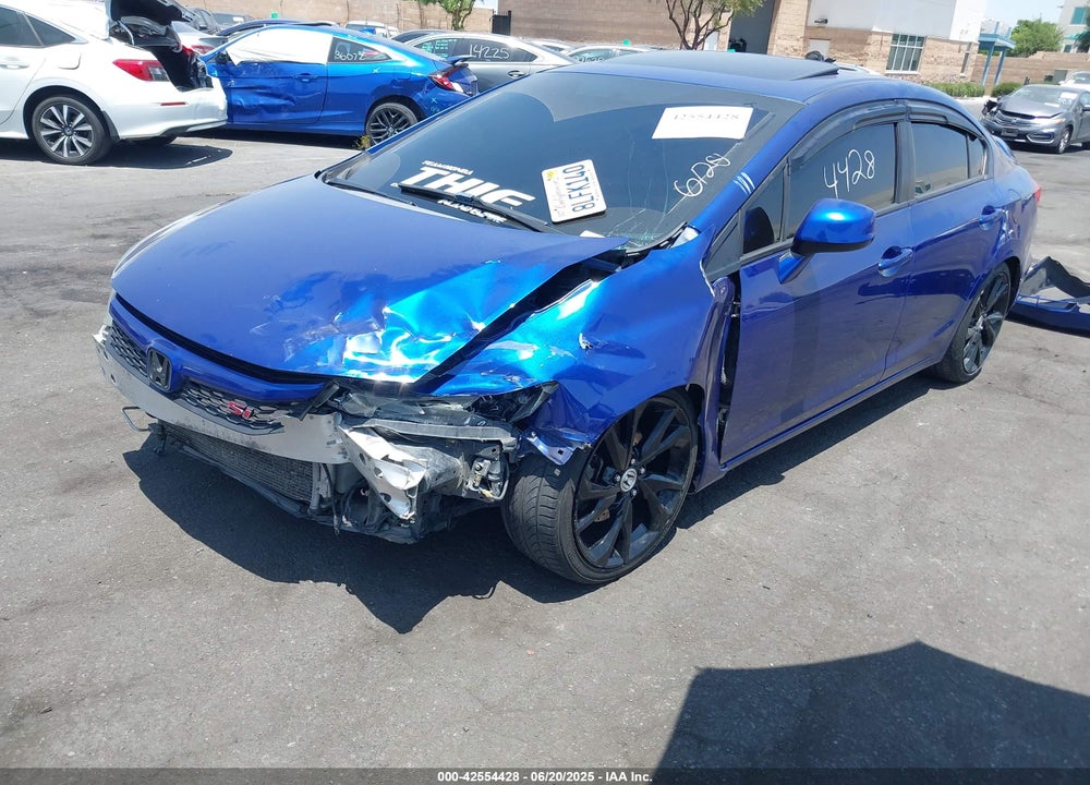 2012 HONDA CIVIC SI VIN: 2HGFB6E54CH706479
