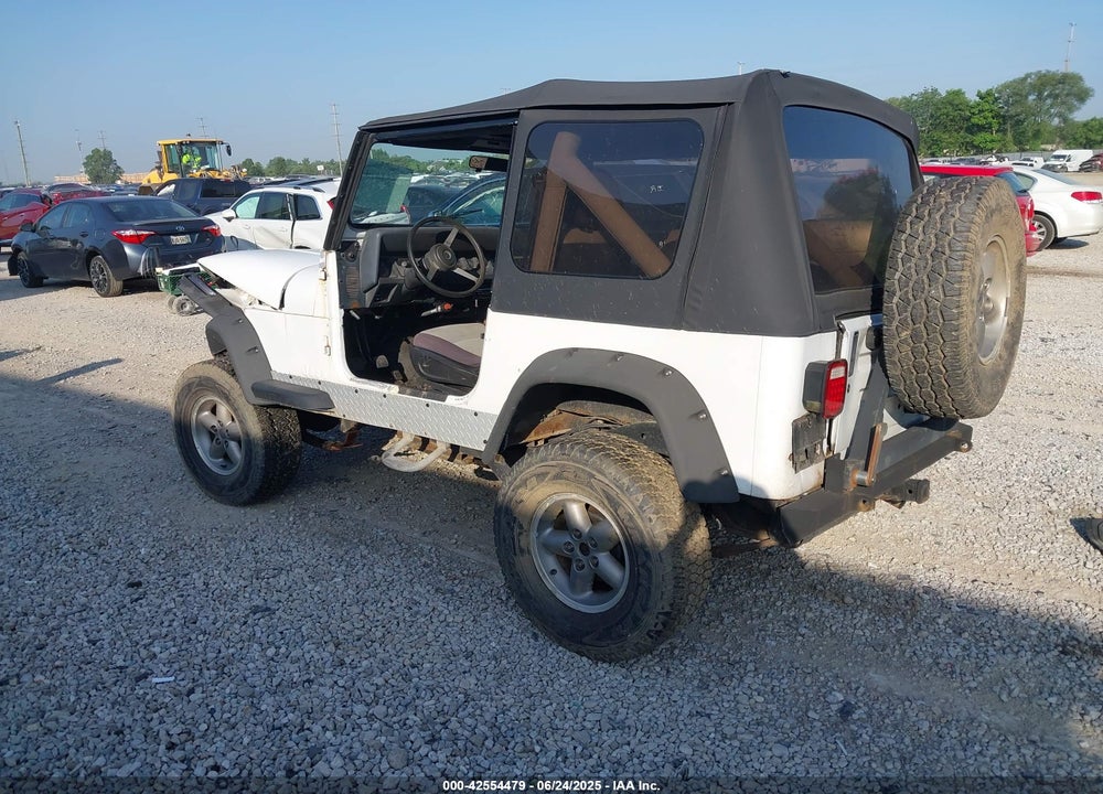 1992 JEEP WRANGLER / YJ S VIN: 2J4FY19P6NJ543626