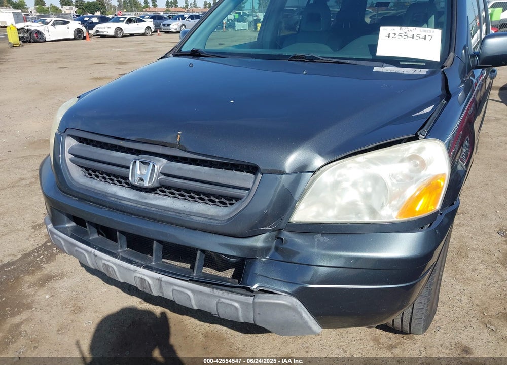 2004 HONDA PILOT EX-L VIN: 2HKYF185X4H538852